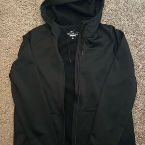 Nike Therma-FIT Black Full-Zip Hoodie